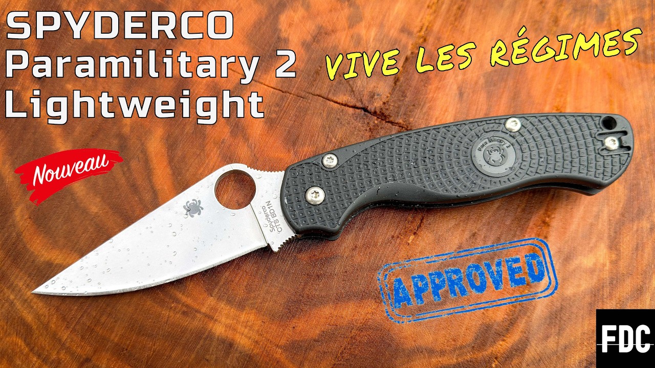 Le Spyderco PM2 Lightweight est enfin arrivé !!!