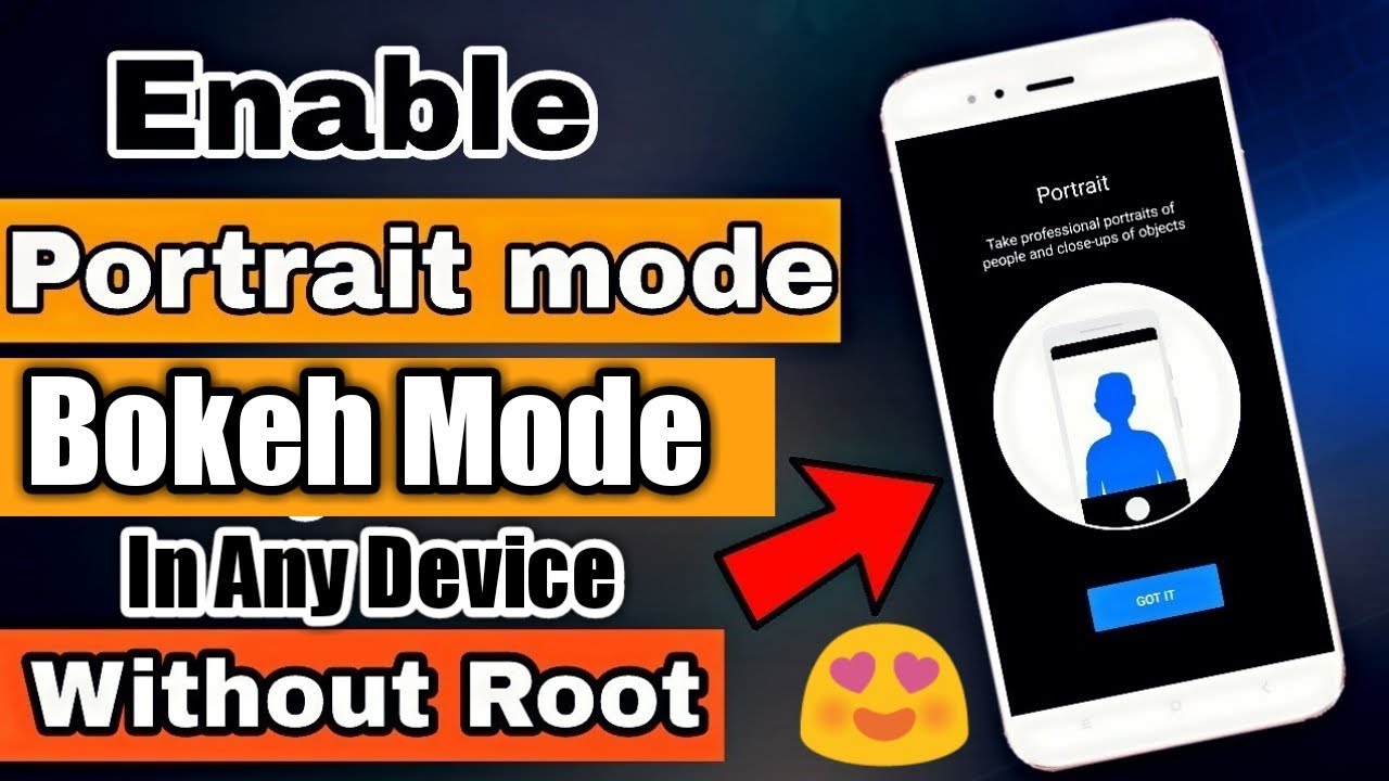 How To Enable Bokeh Mode/Potraitmode In Any Device |Potrait mode|Ai camera|Bokeh Effect|All Devices