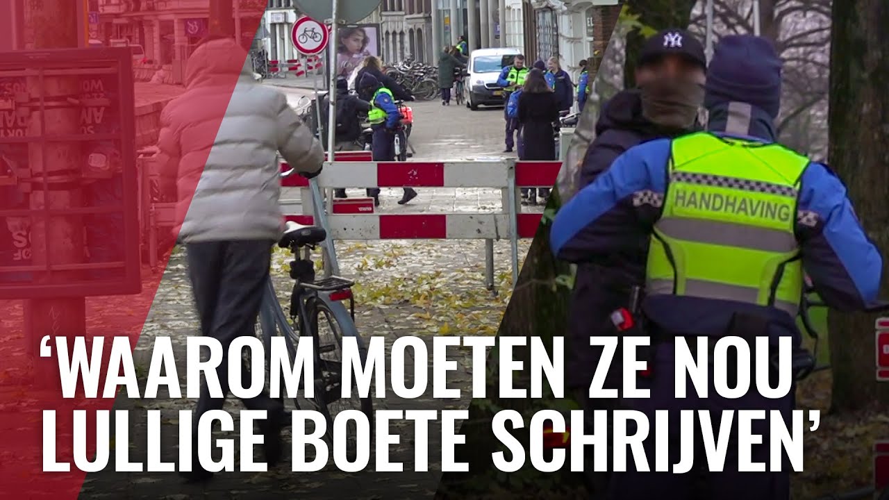 Tientallen fietsers beboet bij afgesloten Stadhouderskade
