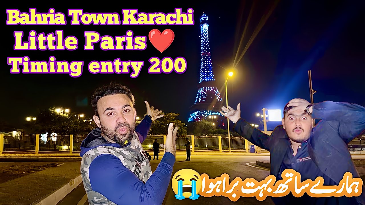 Bahria Town Karachi's Most Beautiful Park | Karachi's Little Paris | Bahria Town Eiffel Tower