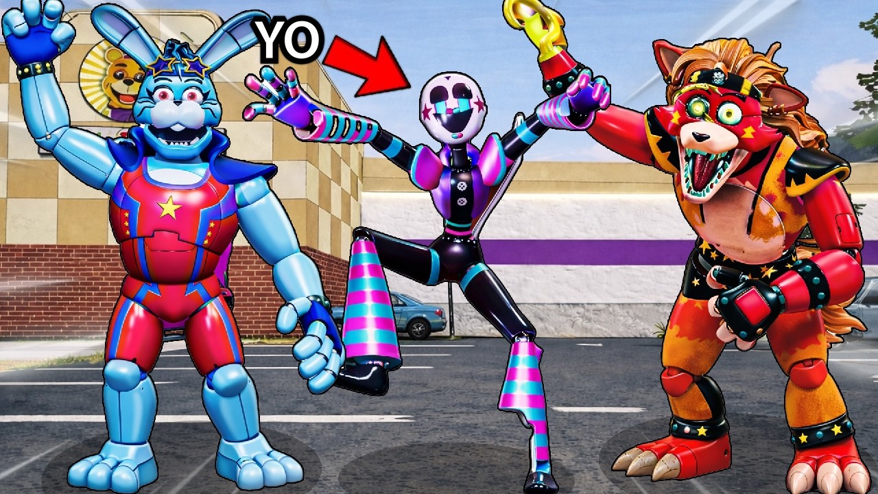 Jugando Como Los Glamrocks Secretos De FNAF