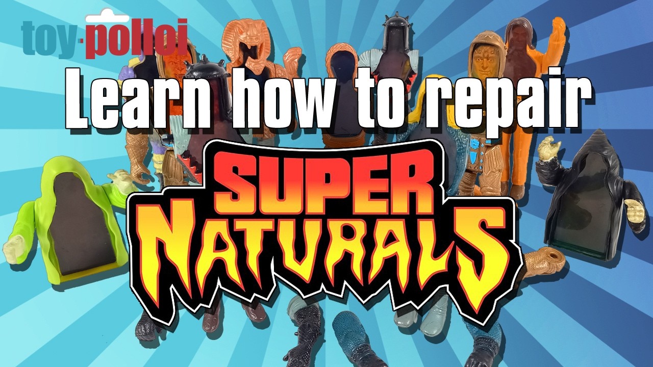 Учимся ремонтировать винтажные фигурки Super Naturals вместе с Toy Polloi.