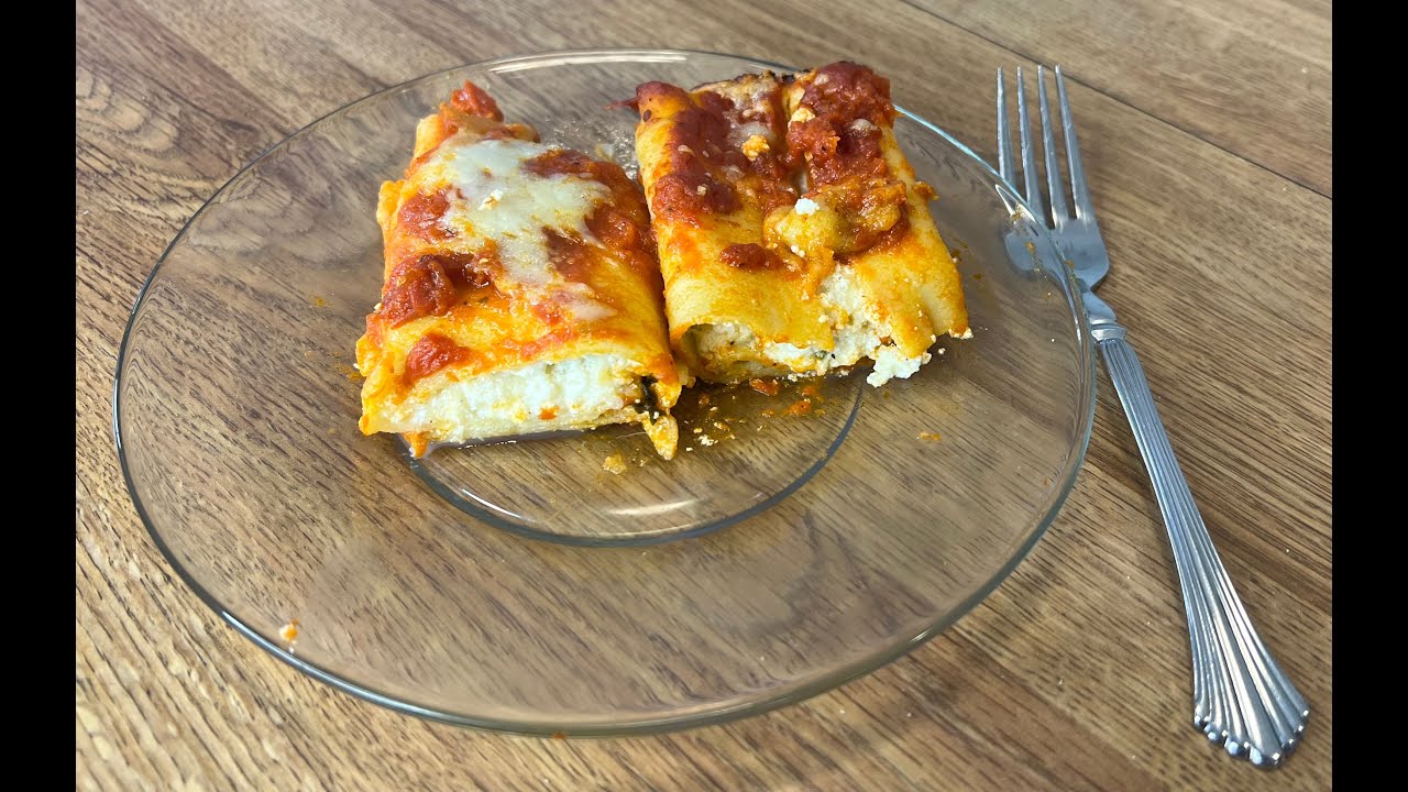 Homemade Manicotti