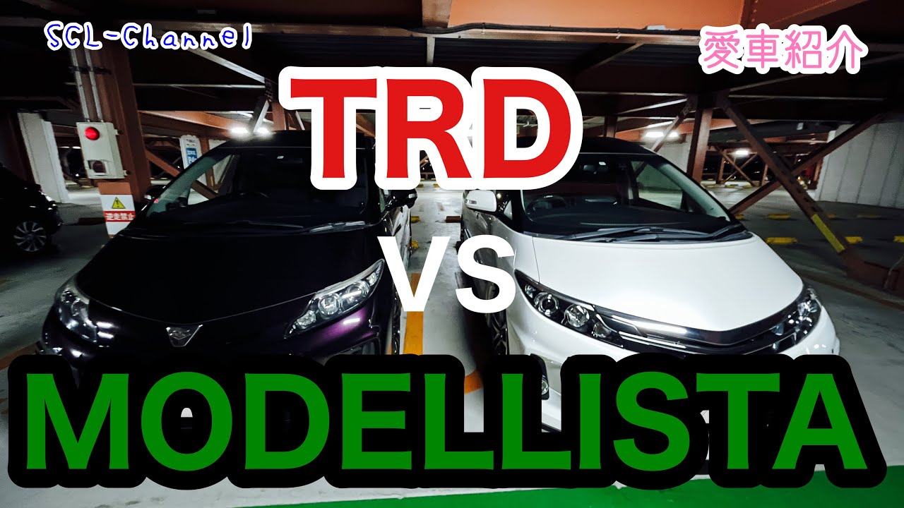 【愛車紹介】モデリスタで武装したホワイトパールのエスティマ【愛車紹介】