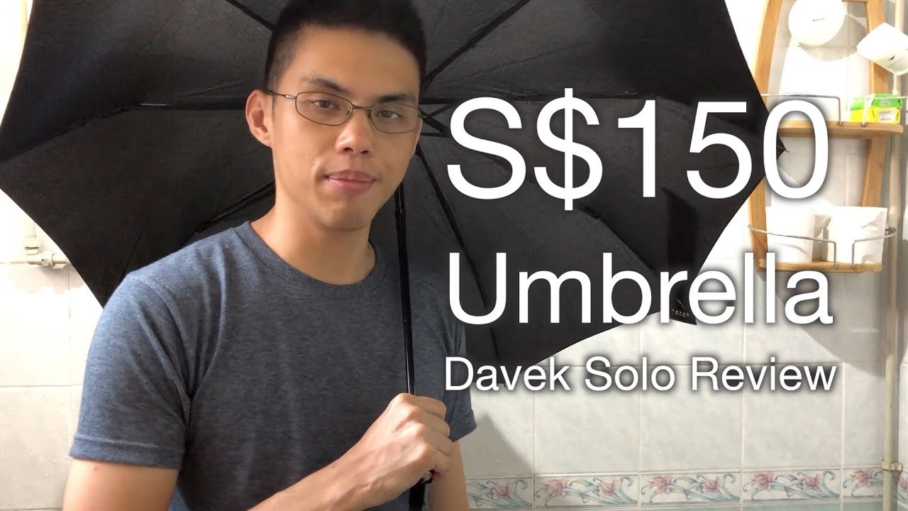 [ОБЗОР] Зонт за 150 долларов: The Davek Solo