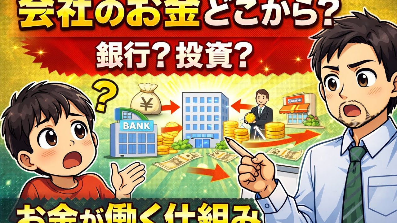 【第３回】会社はどうやって大きくなる？銀行と投資でお金を集める仕組み