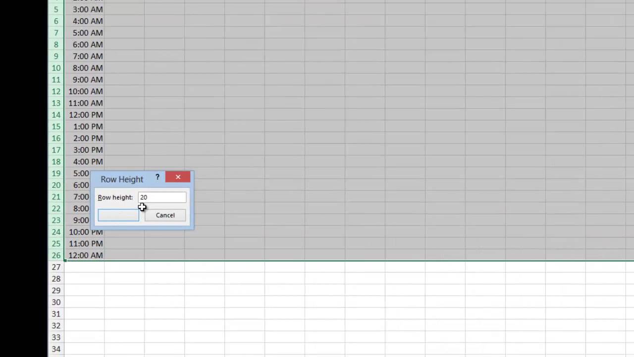 Как создать круглосуточное расписание в Microsoft Excel