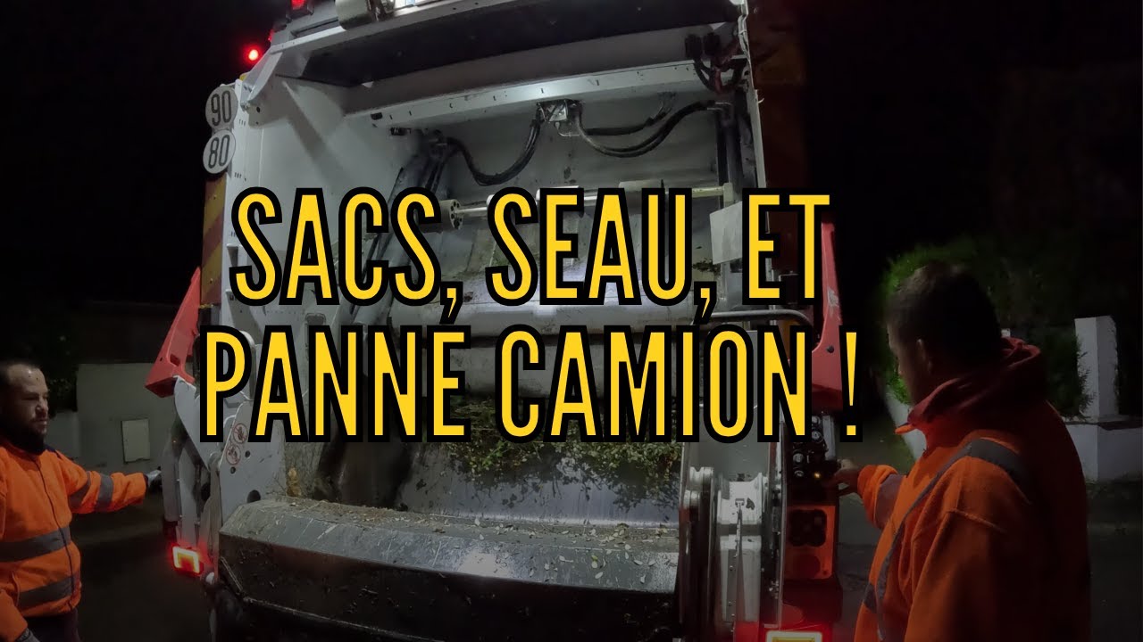 Tournée #4 Déchets Verts : Charge Lourde, Et Panne Camion en Plein Travail !