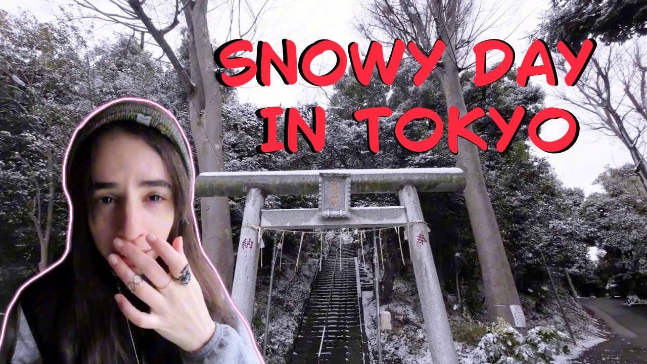 Snow Day in Tokyo /Relaxing life in Japan