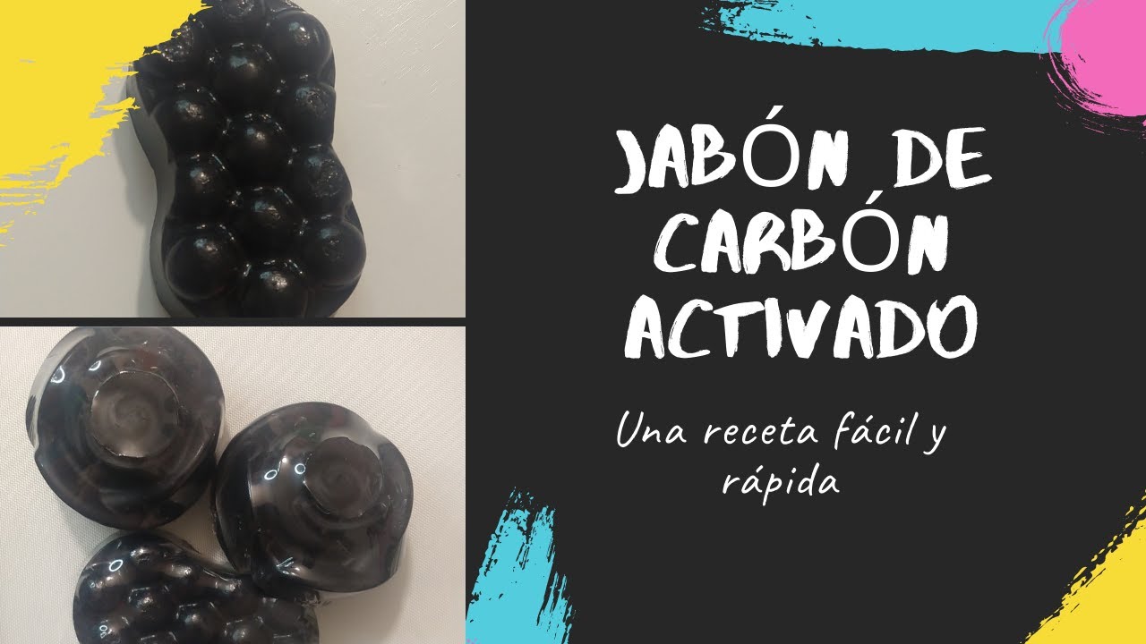 COMO HACER JABÓN DE CARBÓN ACTIVADO FACILMENTE