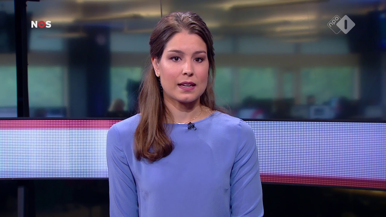 Amber Brantsen NOS Journaal presentatrice 2 oktober 2017 12.00 uur dag nieuws NPO1
