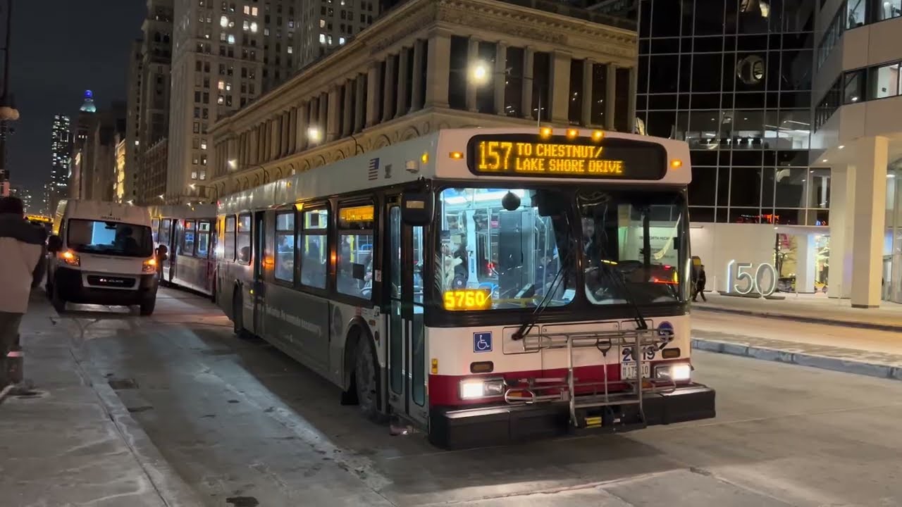 CTA Bus: Ride On 2008-09 New Flyer D40LF #2019 On Route 157 Streeterville/Taylor