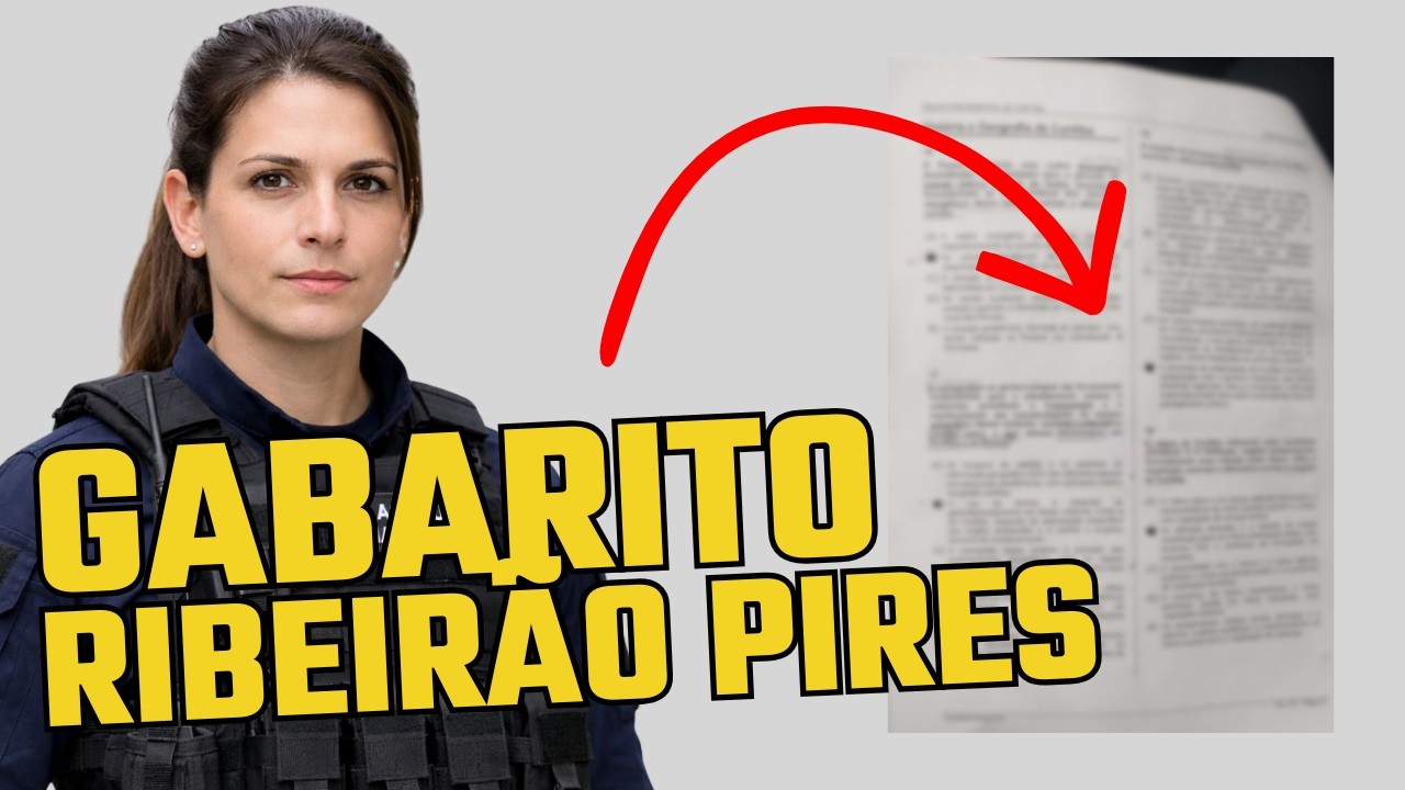 Fiz a análise da prova GCM Ribeirão Pires | Recursos e mais