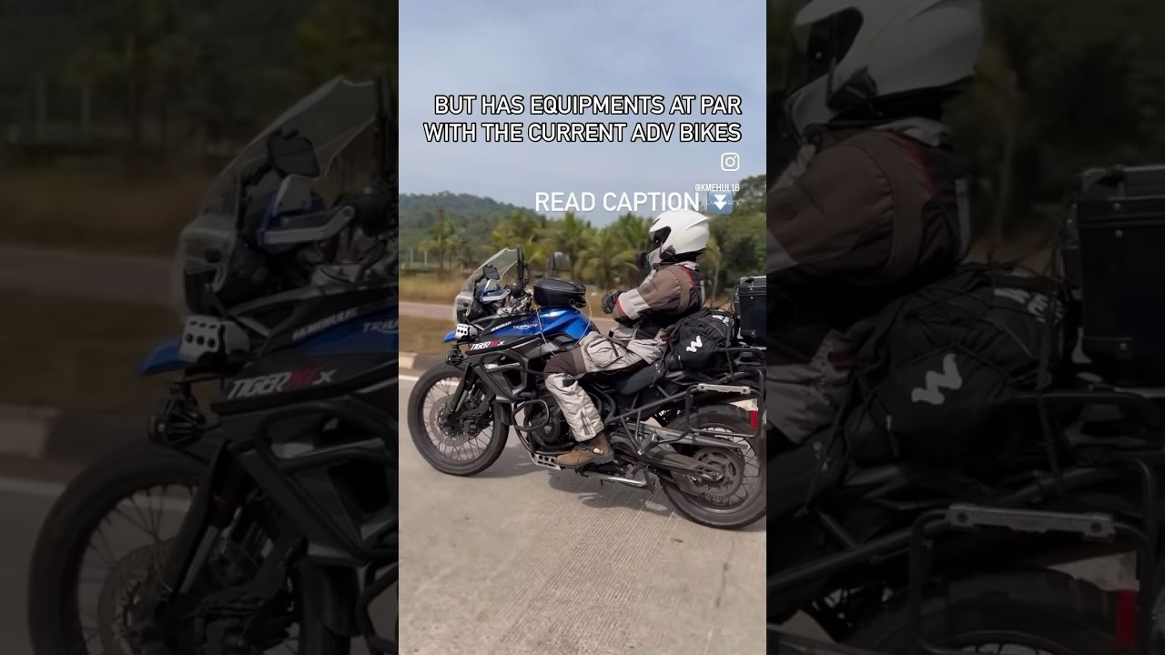 Triumph tiger is the perfect adventure bike 