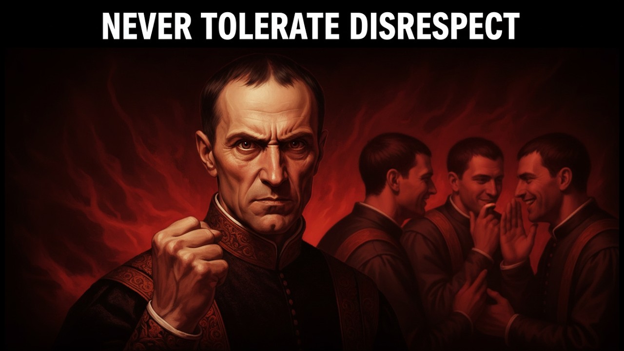 If Someone Disrespects You, Do This - Machiavelli