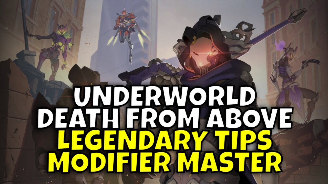 「Underworld Death From Above」 Legendary 15 Helpful Tips / Modifier Master (Overwatch 2 Invasion)