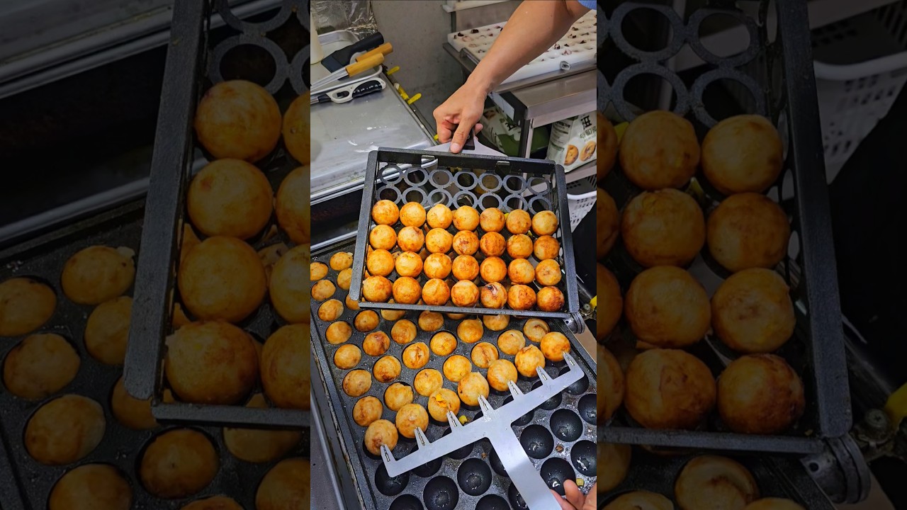기발한 아이디어로 5분만에 타코야끼 100개?! 만드는 달인 / Amazing takoyaki making skills - Korean street food