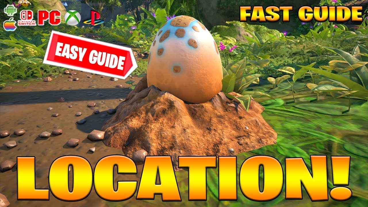Where to find Raptors Eggs Location in Fortnite! (How to Get Raptors Eggs Location)