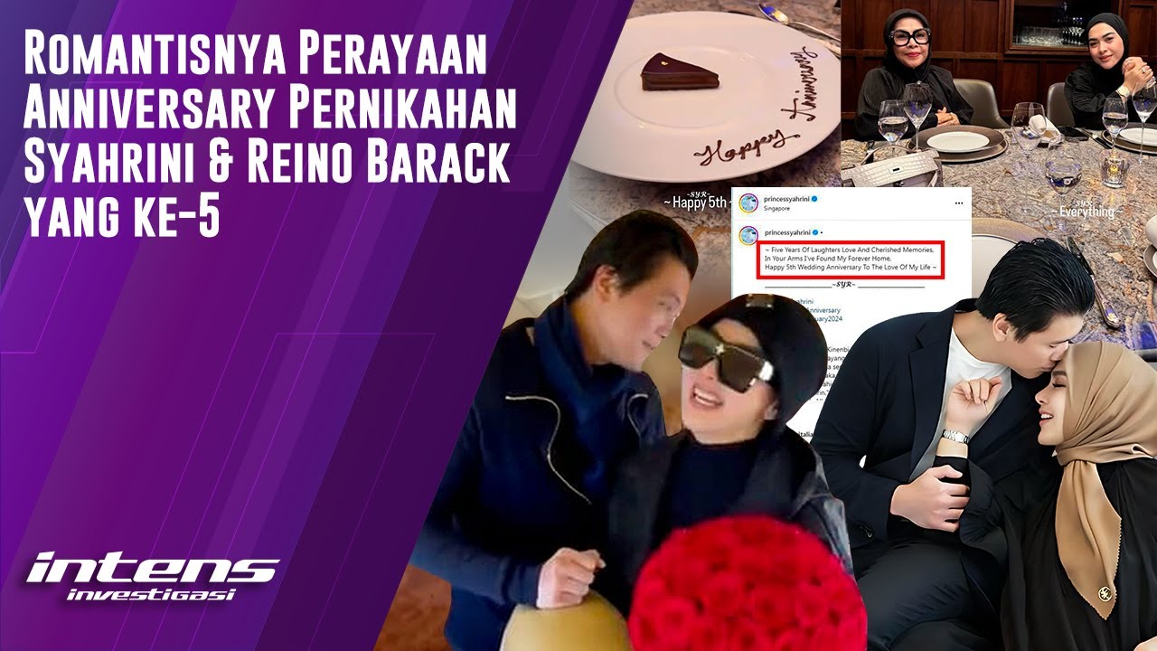 Syahrini & Reino Barack Rayakan Anniversary Pernikahan Yang ke 5