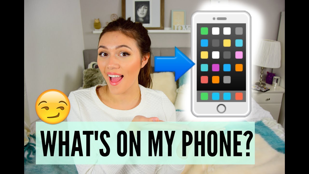 WHAT's ON MY PHONE? ▹ AnnaMaria ♡