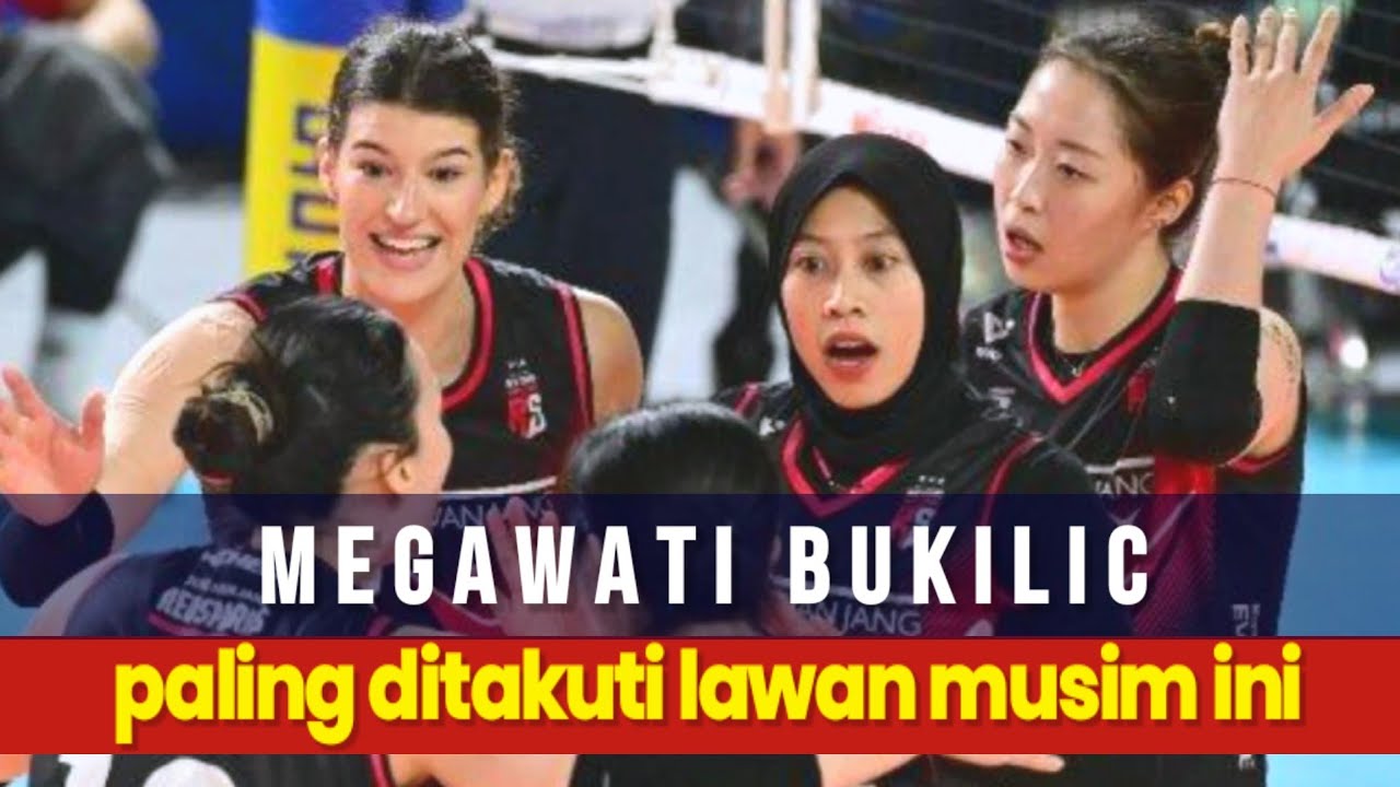 Duet RED SPARK Megawati-Bukilic dipuji media korea. #volleyball #redsparks