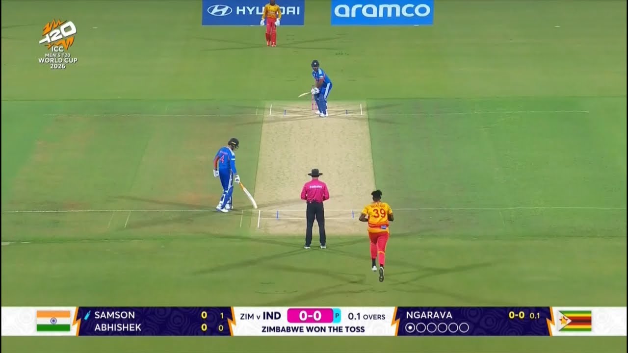 IND vs ZIM T20 World Cup 2026 match highlights live
