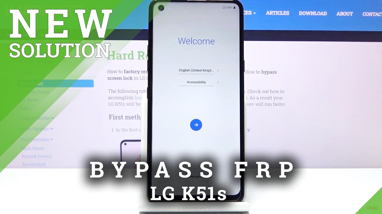 How to Remove Factory Reset Protection in LG K51s – Skip Google Verification / Unlock FRP