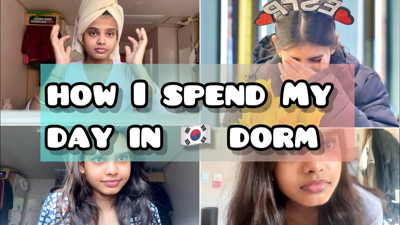 A casual day in 🇰🇷Dorm / Hostel (fun🤣)