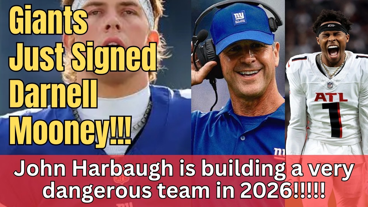 «Джайентс» только что подписали контракт с Дарнеллом Муни!!! Джон Харбо строит очень опасную кома...