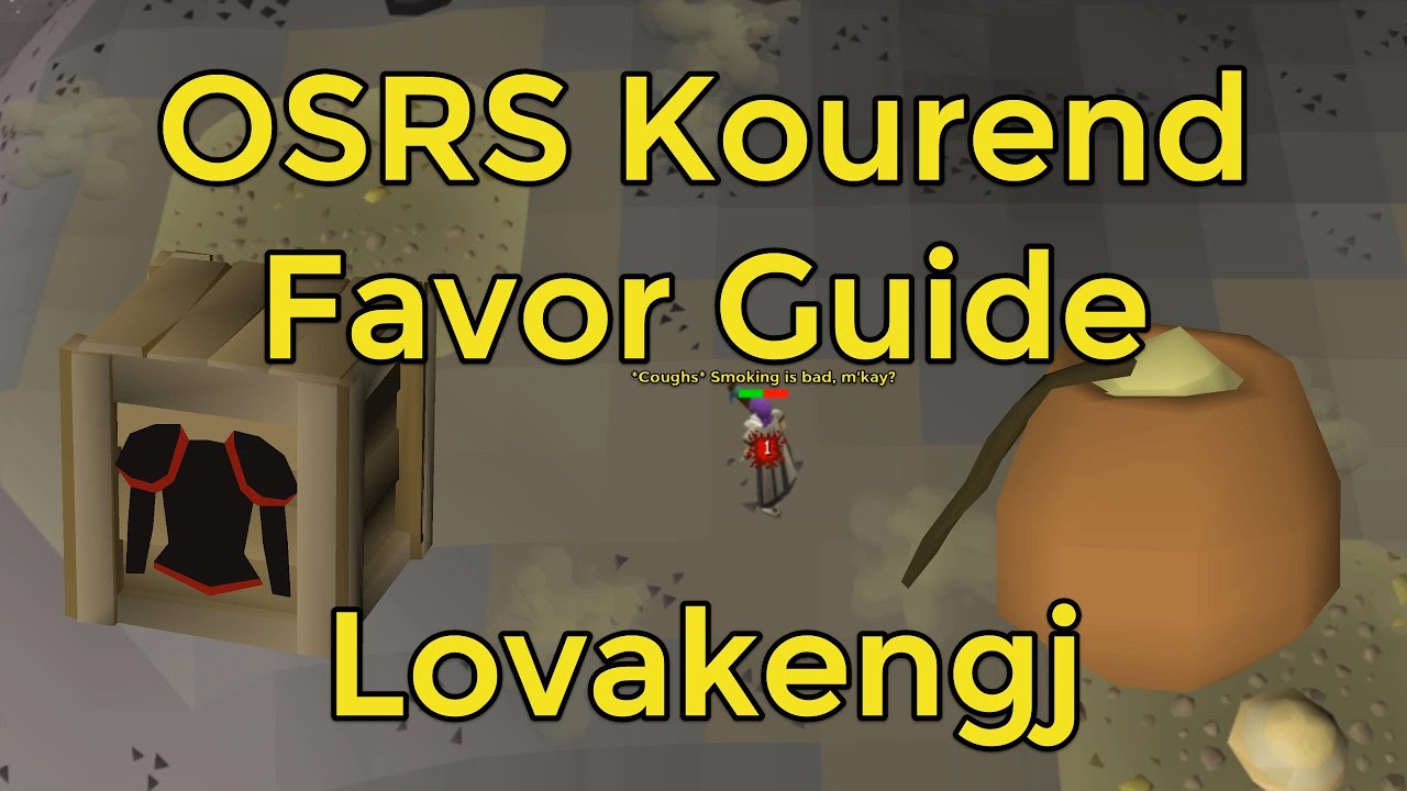 OSRS - Lovakengj Favor Guide