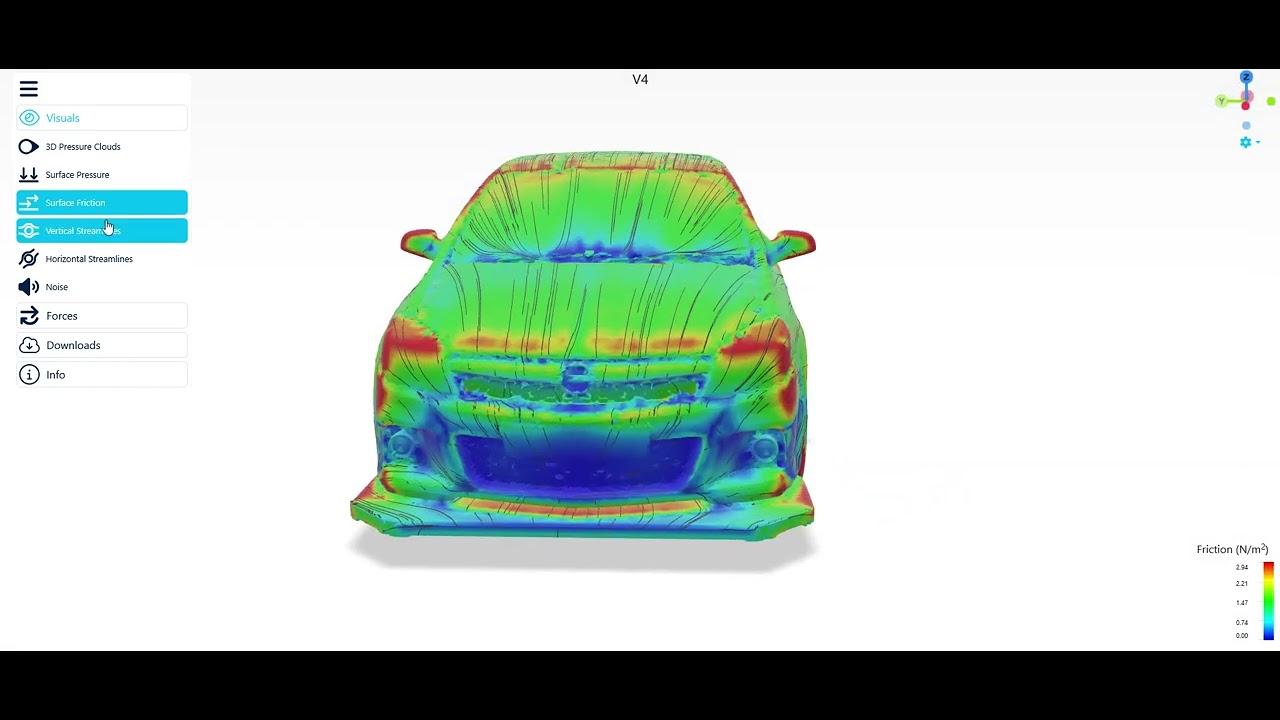 CFD simulation / Astra H OPC / Radunov Performance AERO package / V4 ventury tunels