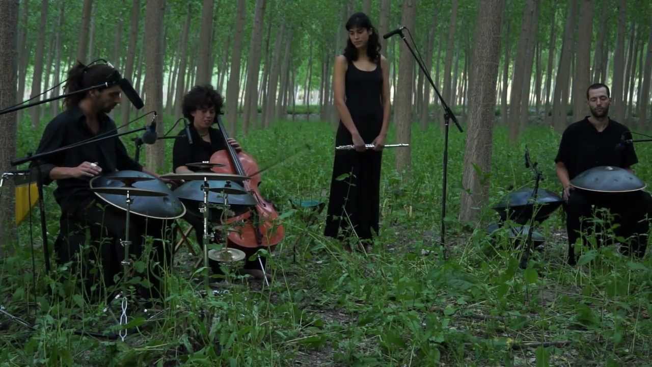 Aikyo. Cajita de musica. Granada. Hang, Bells, Flauta & Chelo