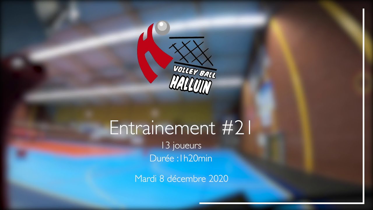 Entrainement #21 - Halluin Volley Ball - Élite Masculine 2020-2021