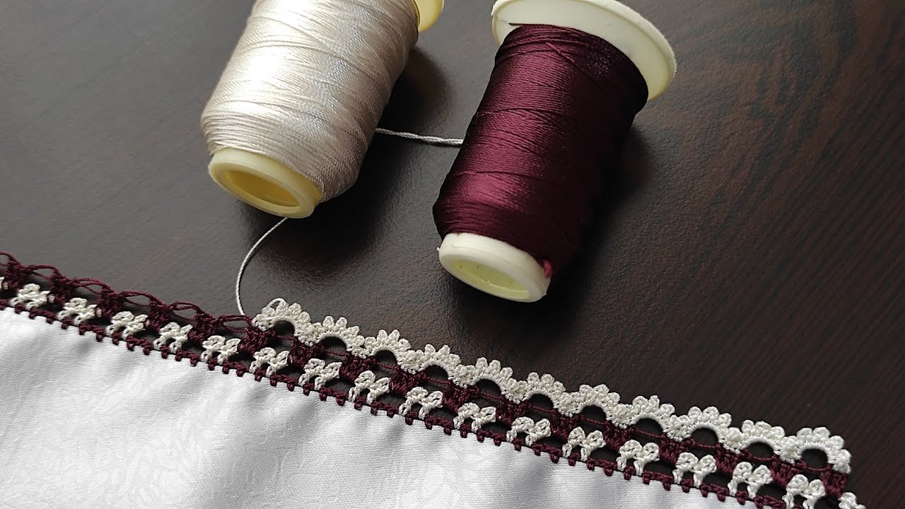 İp koparmadan sıralı tığ oyası modeli/ crochet / tığ oyaları / häkelmuster / puntilla /handknitting