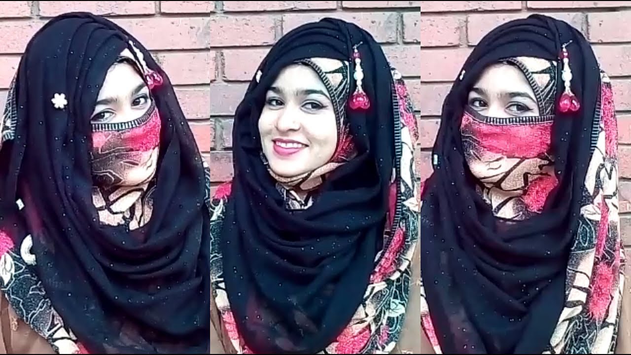 Eid Special - Party Hijab Style With Niqab / Without Niqab