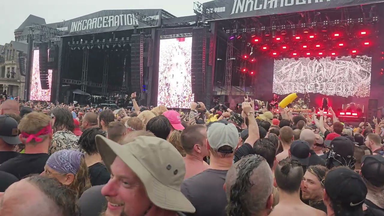 Inkcarceration 2025 Death Wall Nasty Moshpit Slaughter To Prevail Mansfield Ohio  #csmybh #dwp