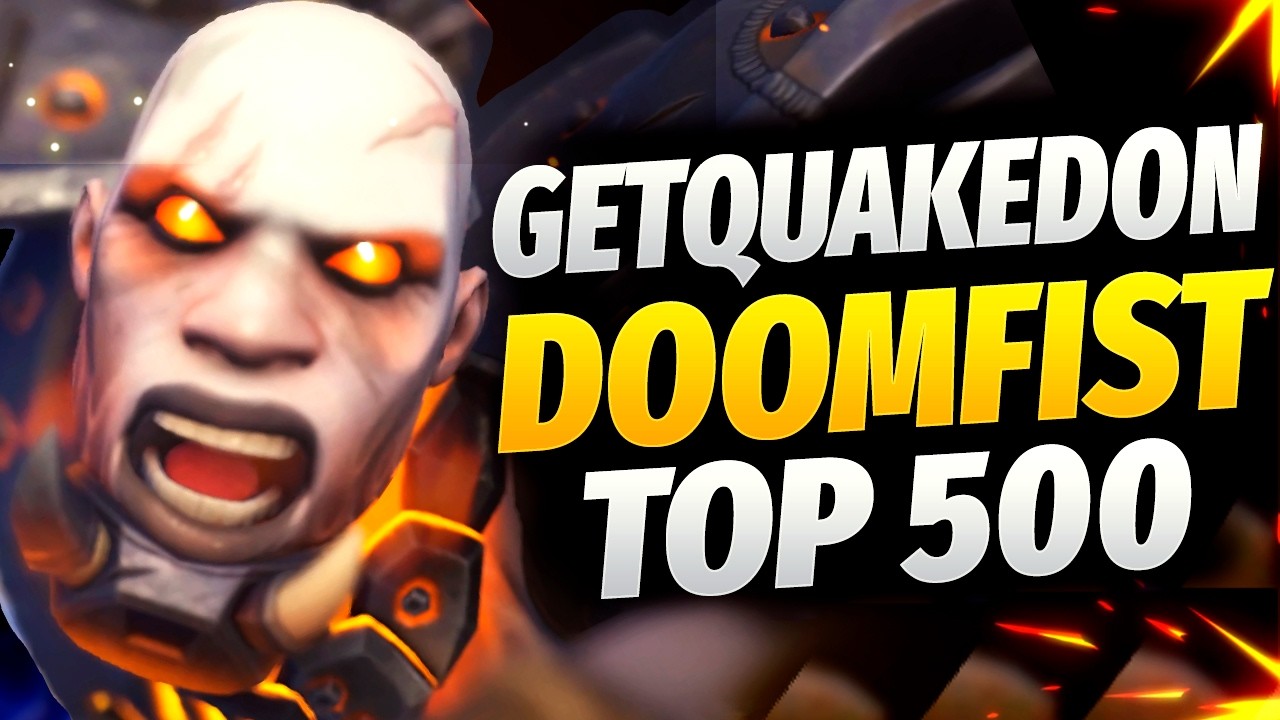 World’s BEST Doomfist Gameplay – GetQuakedOn! [ Overwatch Season 21 Top 500 ]