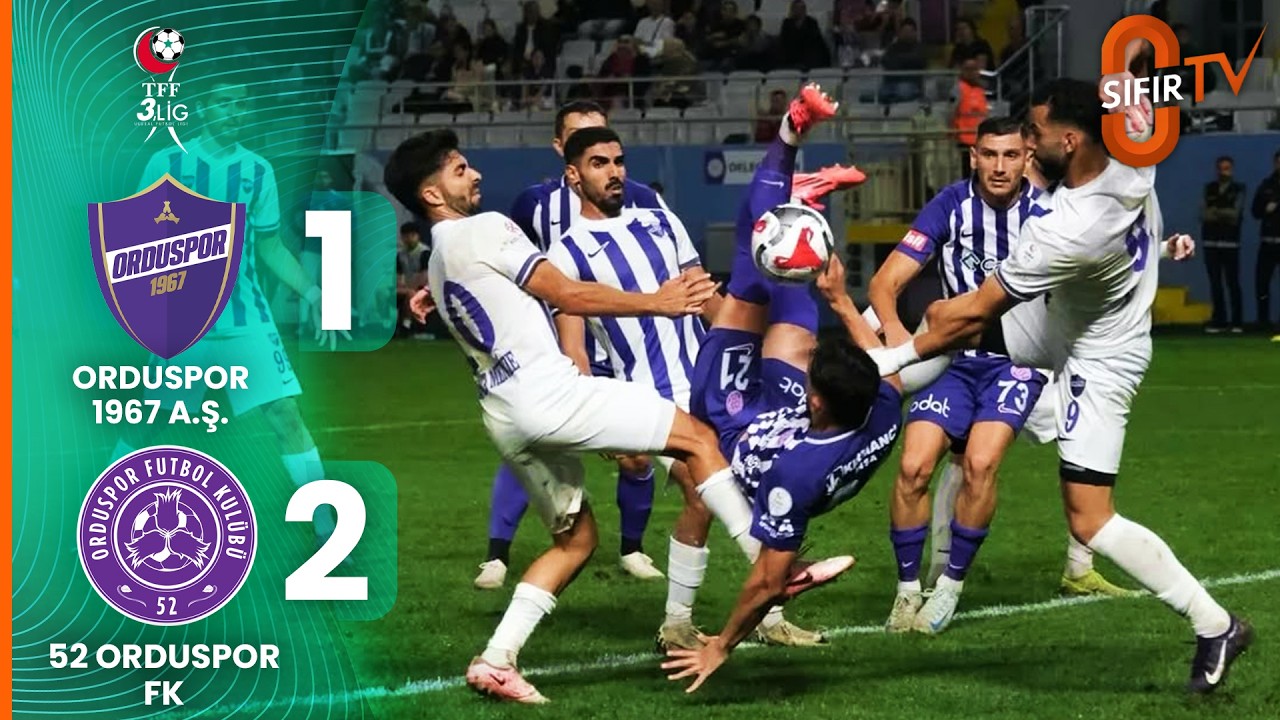 Orduspor 1967 A.Ş. 1-2 52 Orduspor FK | Maç Özeti