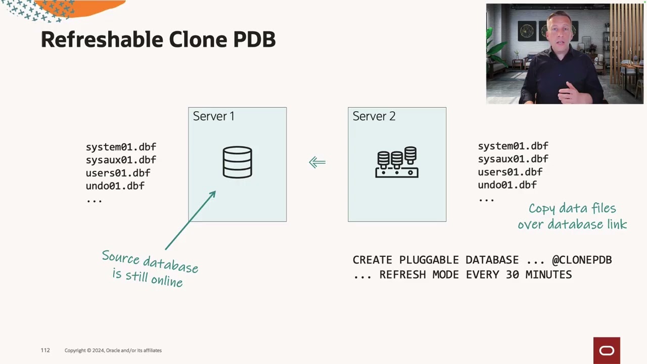 Как преобразовать не-CDB в PDB с помощью обновляемых клонированных PDB-файлов