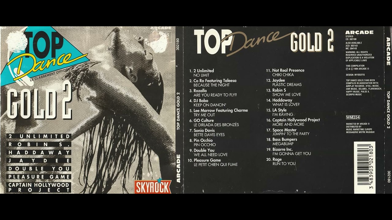 Top Dance Gold Vol 2 ✨Compilation Complète 1994 ✨