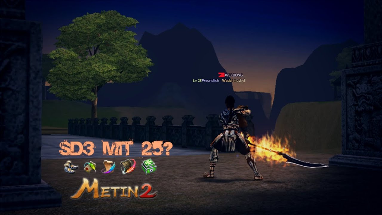 Metin2 DE Let´s Play Azrael #55 // Sd3 mit Level 25 - Grüne Glückskistchen - Qilinschuhe auf +9?