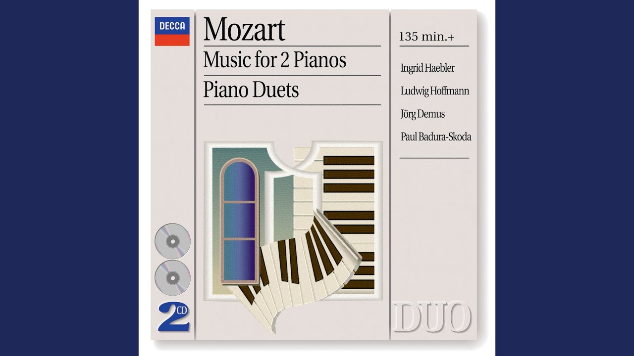 Mozart: Andante with 5 Variations for Piano 4 Hands, K. 501
