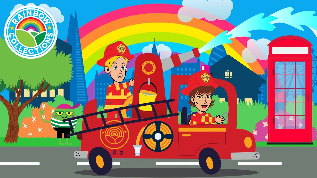LONDON'S BURNING | 🌈 The Rainbow Collections | First Nursery Rhymes for Toddlers