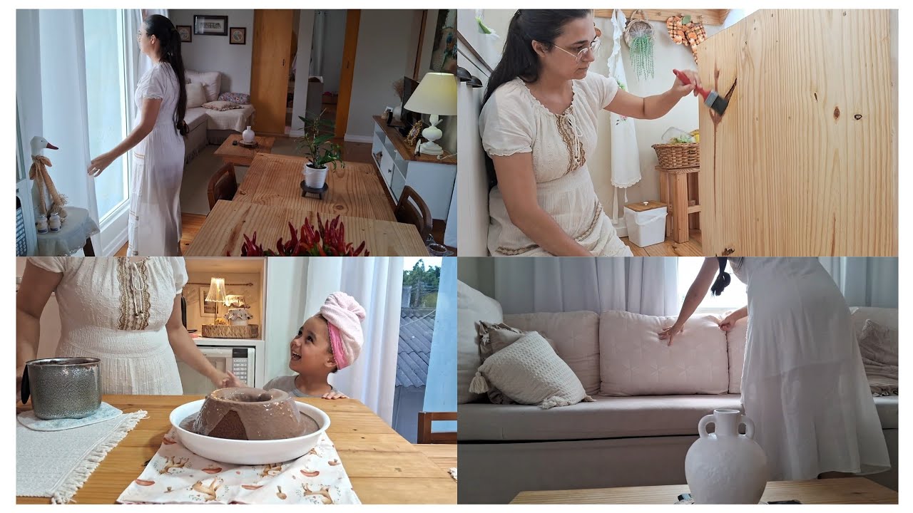 Vida simples na cidade: dias em crise fibromiálgica- Tratando as madeiras 