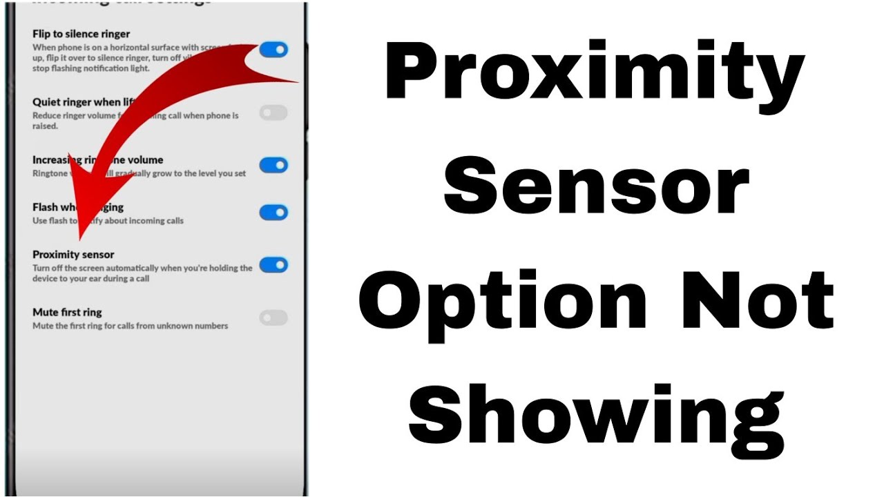 proximity sensor option not showing | proximity sensor option kaise laye setting me (redmi, realme)