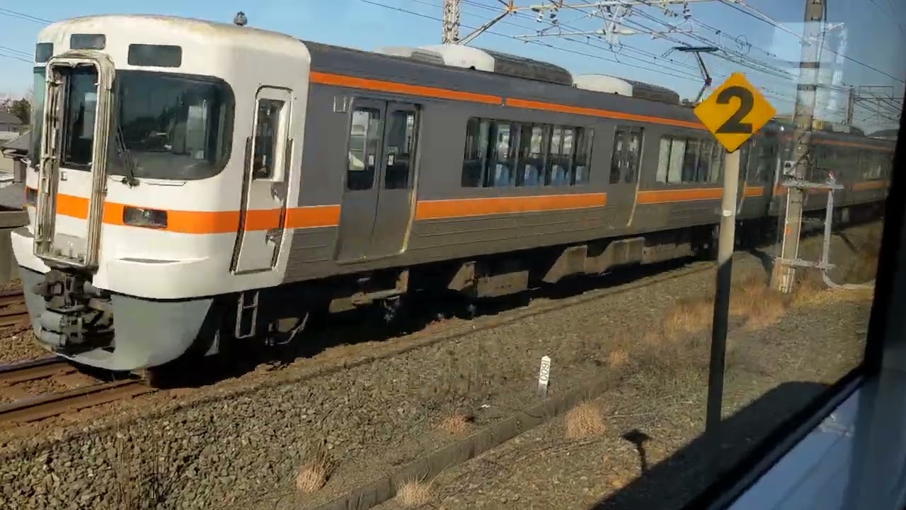 【飯田線】加速してすぐに減速する区間。駅区間短い為の省略された車内アナウンス（船町駅→下地駅）。2026・3・4（水）投稿NO,368。