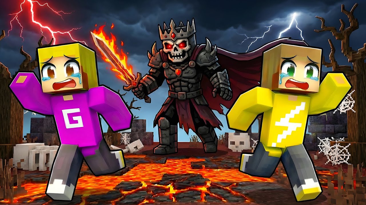 Gevecht Tegen De Horror Koning In Minecraft!