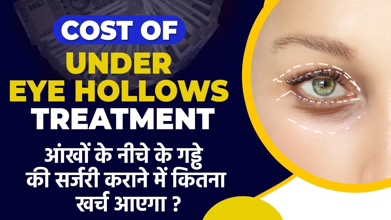 Cost of Under Eye Hollows Treatment ,Sunken Eyes And Dark Circles Treatment  In Delhi, Dr PK Talwar