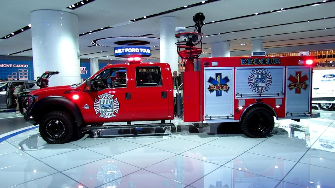 2013 Ford F-550 XL Super Duty Rescue Truck - Walkaround - 2013 Detroit Auto Show