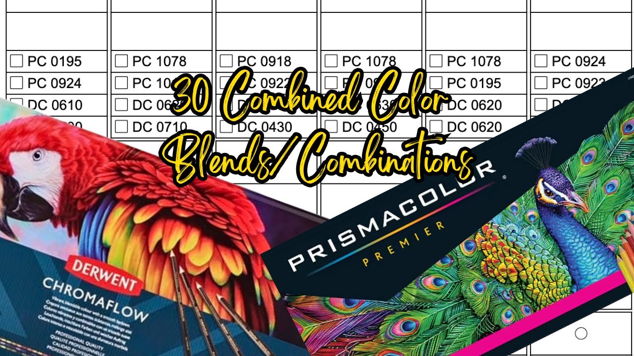 The Perfect Pencil Marriage?   Derwent Chromaflow + Prismacolor | Free Download